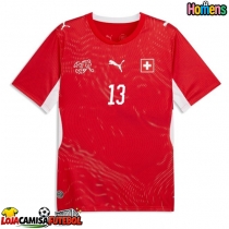 Camisa de Futebol Suíça Ricardo Rodriguez #13 Equipamento Principal Mundo 2026 Manga Curta